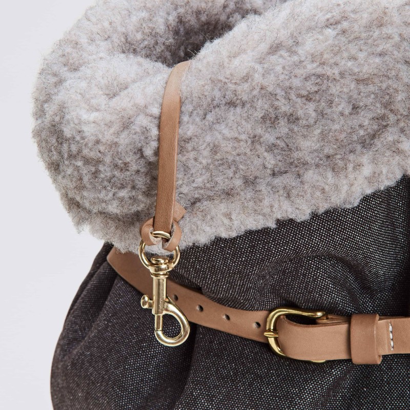 Bolso elegante para perro Heather Marrón