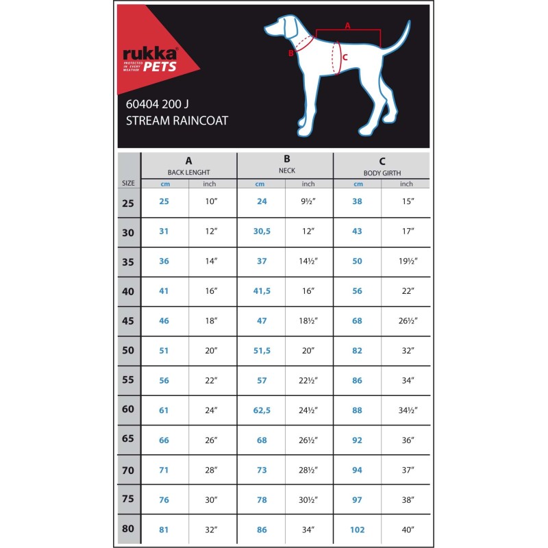 Chubasquero Rojo Hayton X para perros