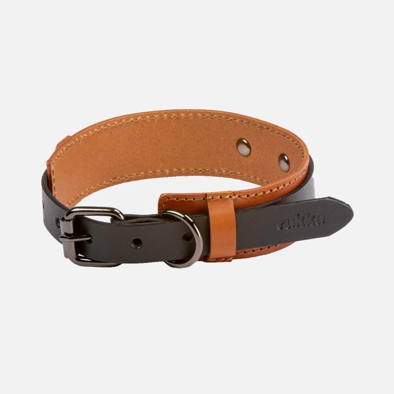 Collar de Cuero Doble Capa