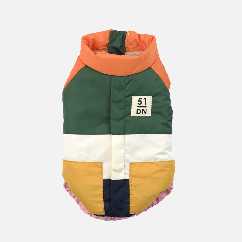 Abrigo multicolor para perro51 Degrees North Color Block | Abrigo cálido para perro