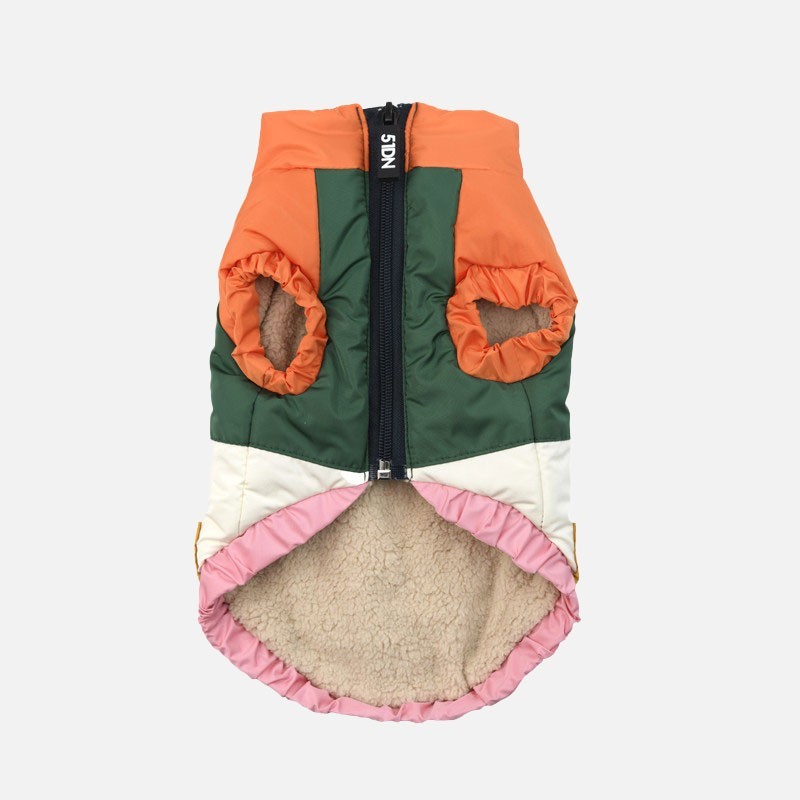 Abrigo multicolor para perro