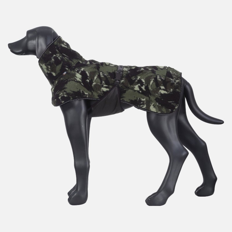 Rukka Comfy Pile | Abrigo cálido para perro camuflaje