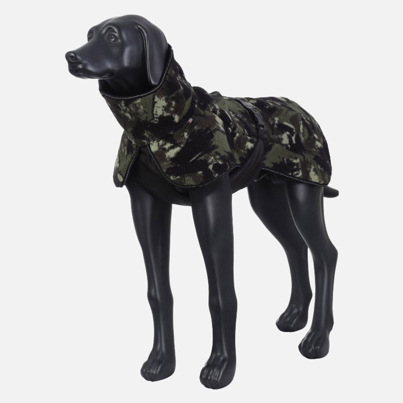 Rukka Comfy Pile | Abrigo cálido para perro camuflaje