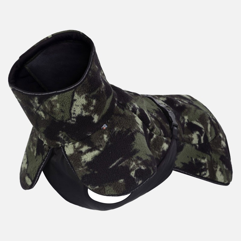 Rukka Comfy Pile | Abrigo cálido para perro camuflaje
