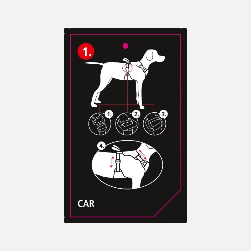 Arnés RUKKA Car Harness para coche de perro | Smartdog