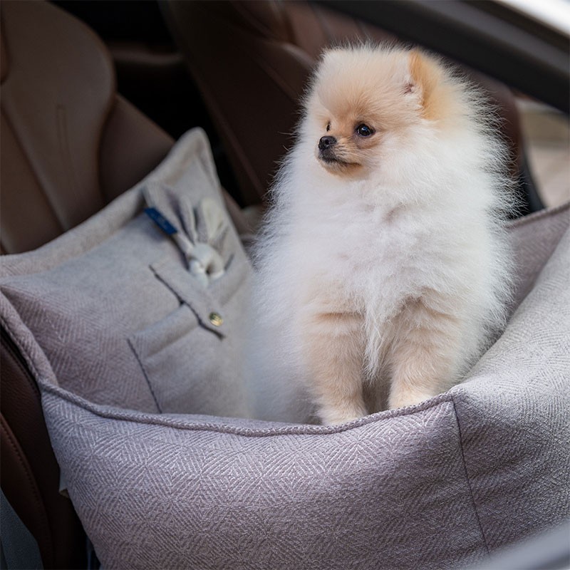 Asiento para perro Florence beige