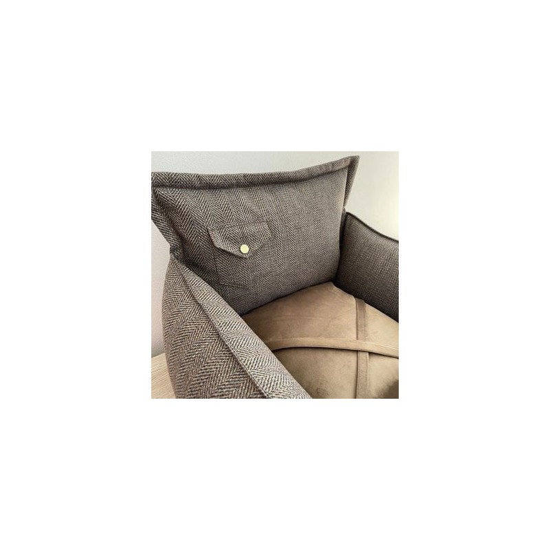 Asiento para perro Winston para coche beige oscuro