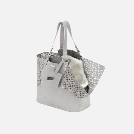 Bolso para perro diseño ELVA gris