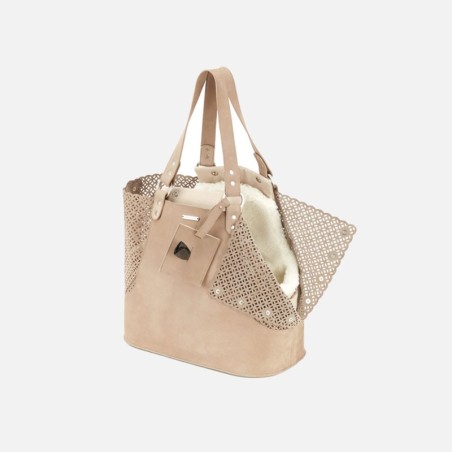 Bolso perro ELVA biscuit