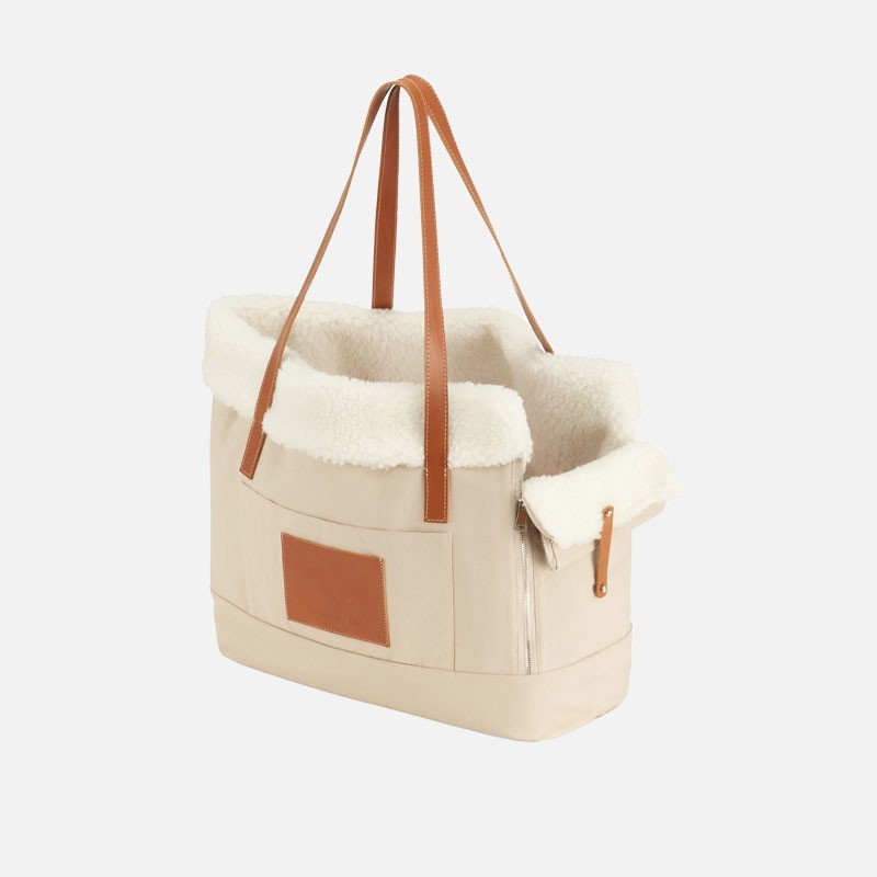 Bossa per a gos elegant LIIVA beix