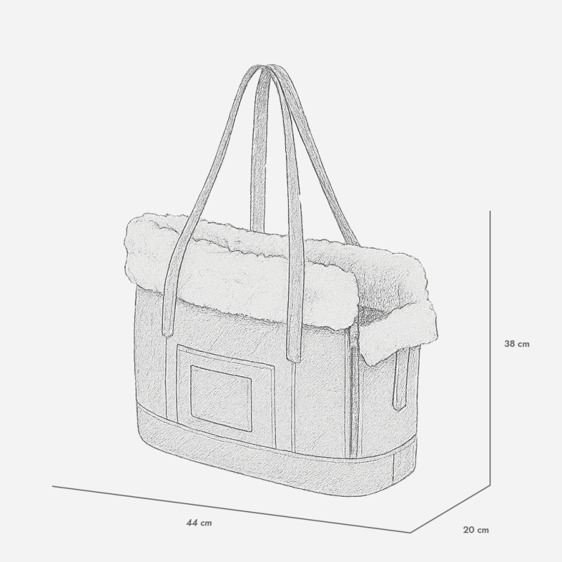 Bolso para perro elegante LIIVA beige