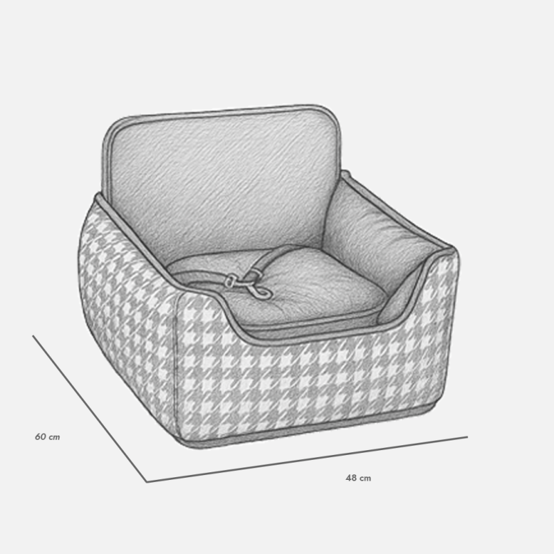 Asiento para coche para perros Prestige