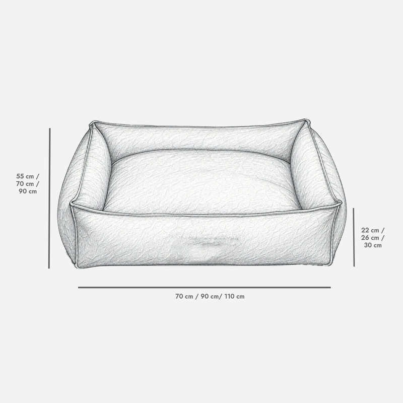 Cama para perro Labbvenn MØVIK Gris lavable | Smartdog