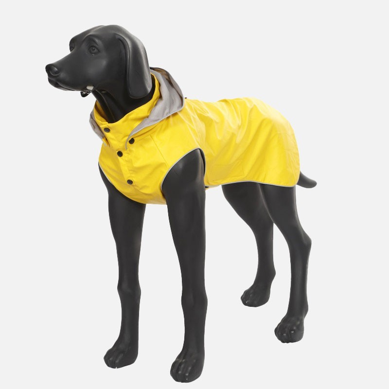 Chubasquero amarillo para perro STREAM
