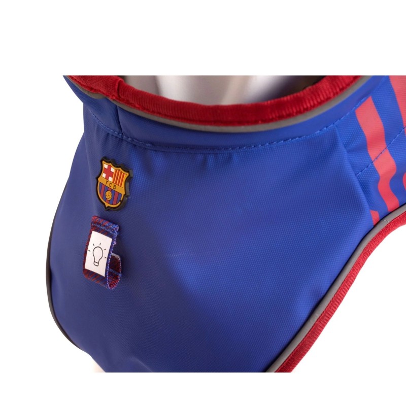 Impermeable oficial FC Barcelona per a gossos blaugrana
