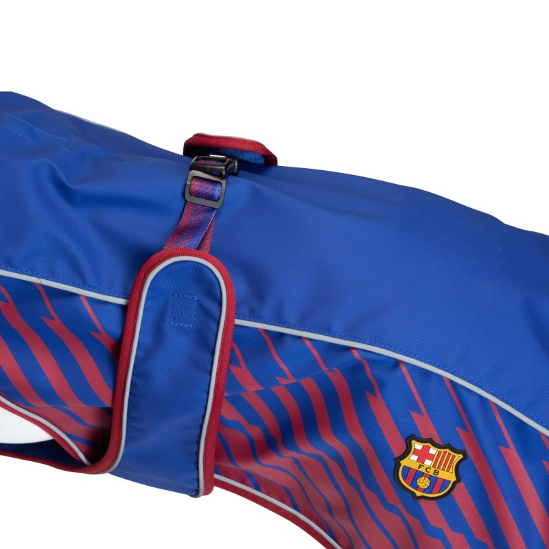 Chubasquero oficial FC Barcelona para perros impermeable blaugrana