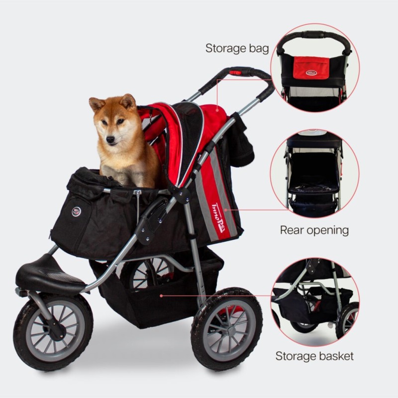 Cochecito para perros Comfort EFA Eco plegable hasta 25 kg