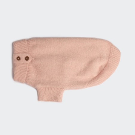 PAIKKA Furry Knit Sweater rosa | Jersei de punt per a gos