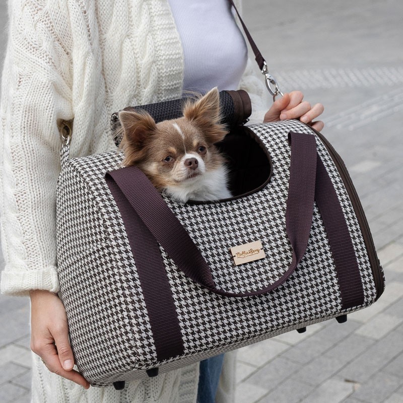 Transportí Gianna de Muffin & Berry elegant per a gossos petits