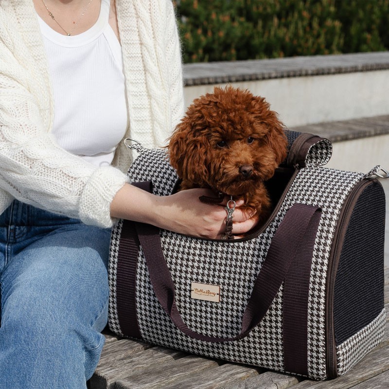 Transportí Gianna de Muffin & Berry elegant per a gossos petits