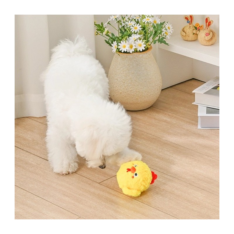 Pelota Pollito HugSmart para perro 2 en 1 | Smartdog