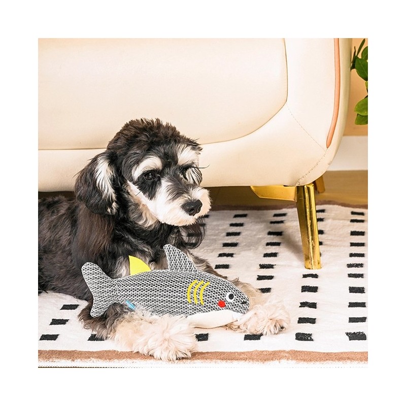 HugSmart Tiburón resistente | Juguete para perros