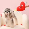 HugSmart Corazón y Flecha | Peluche con cuerda para perro
