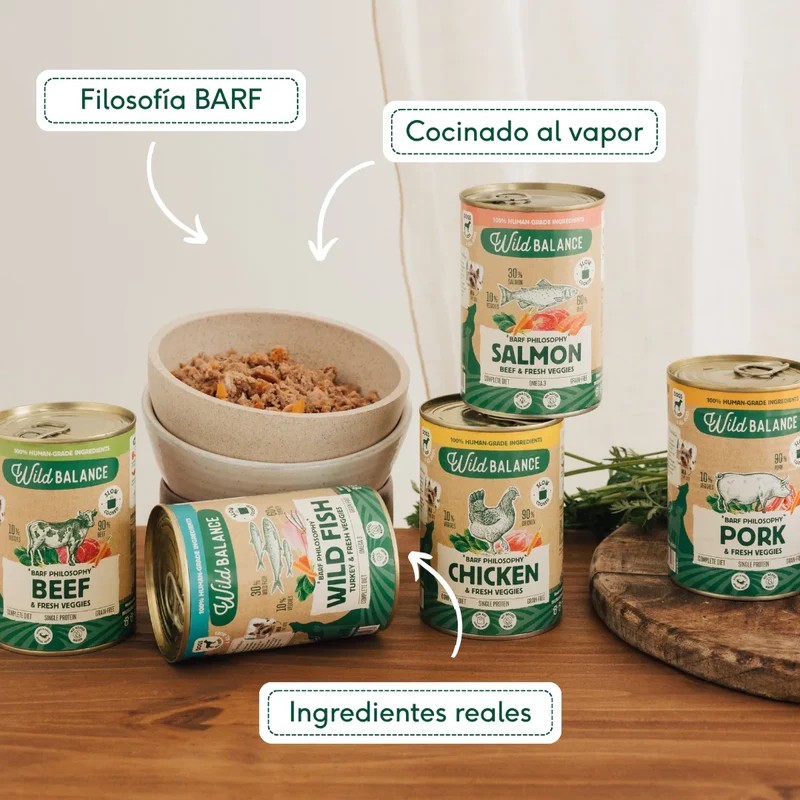 Wild Balance lata de pollo 400 g para perros