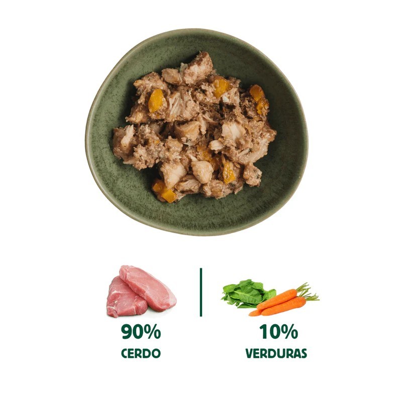 Wild Balance lata de cerdo con verduras frescas para perros 400 g