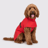Chubasquero Hayton X Rojo para Perros Impermeable y Transpirable