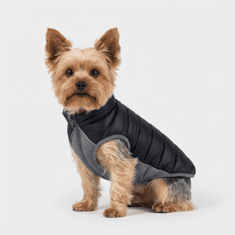 Abric reversible per a gos RED-DINGO (negre-gris)
