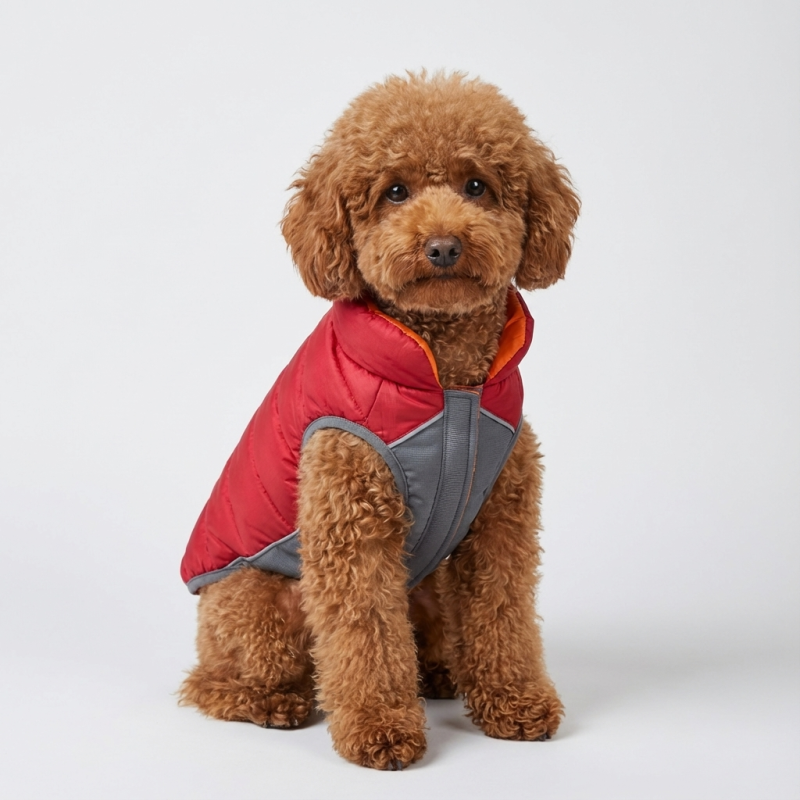 Abric reversible RED-DINGO (vermell-taronja)