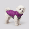 Abrigo reversible (rosa y morado)