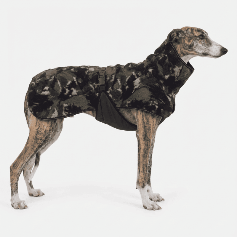 Rukka Comfy Pile | Abrigo cálido para perro camuflaje