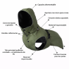 Chubasquero Rukka Streamy X verde oliva | Impermeable para perro | SMARTDOG