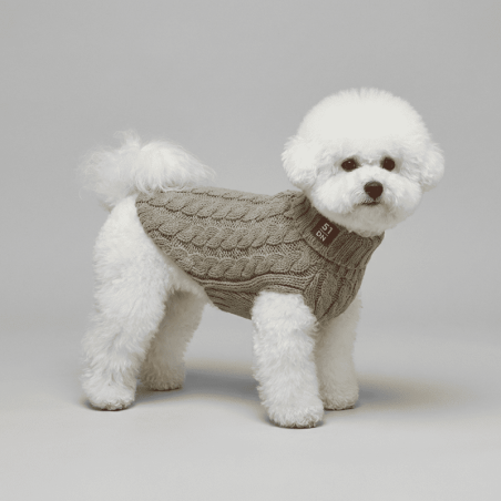 Jersei de Punt per Gos Cable Sweater Cosy