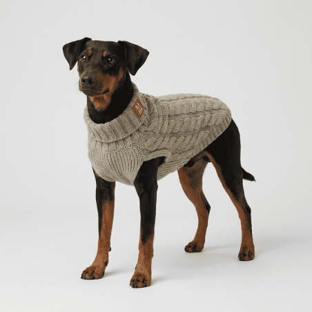 Jersei de Punt per Gos Cable Sweater Cosy