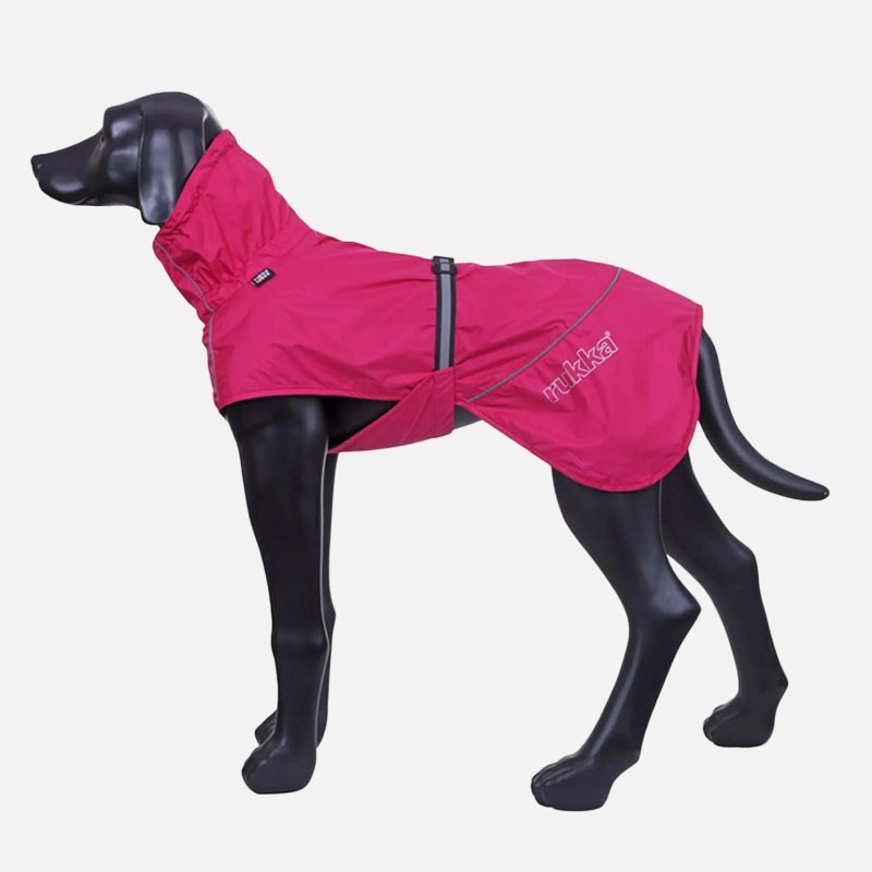 Impermeable bàsic rosa Hase per a gos