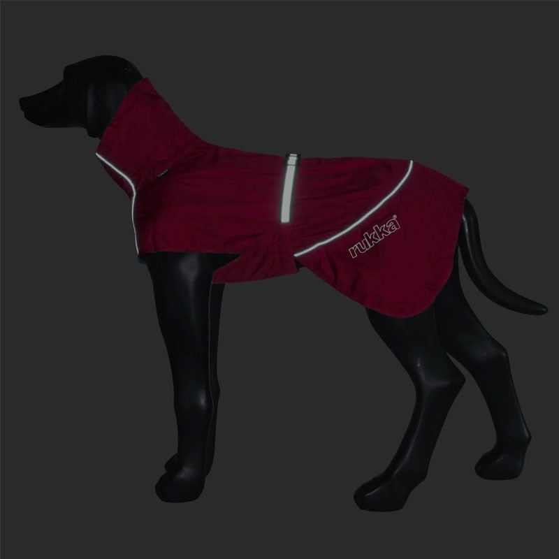 Impermeable bàsic rosa Hase per a gos