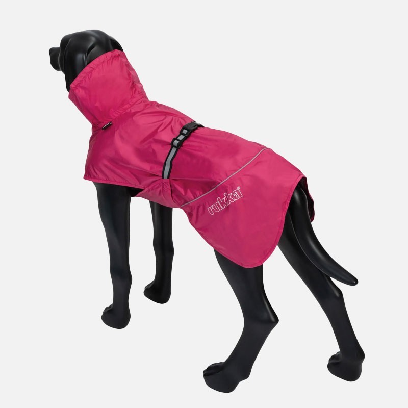 Impermeable bàsic rosa Hase per a gos