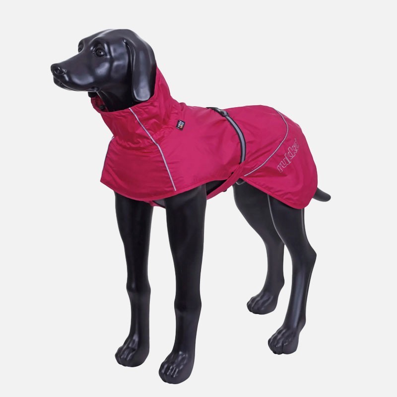 Chubasquero básico rosa Hase para perro