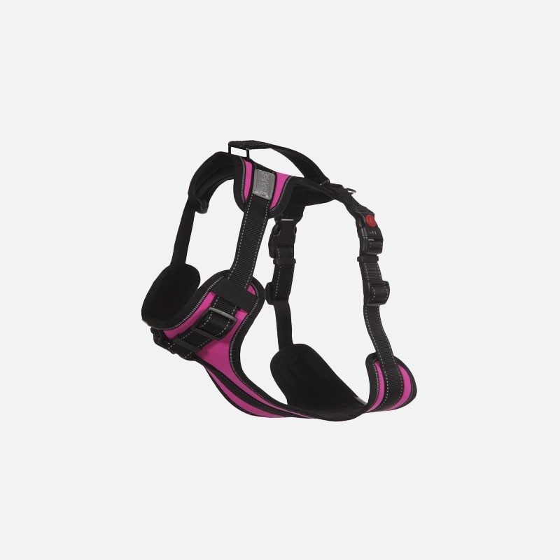 Arnés Rukka Solid rosa ajustable para perro | Smartdog