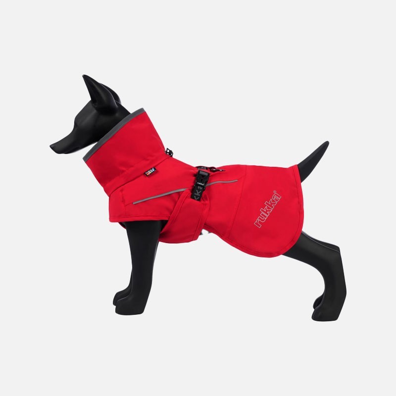 Chubasquero con Arnés Rukka Thrill Mini para Perros Pequeños