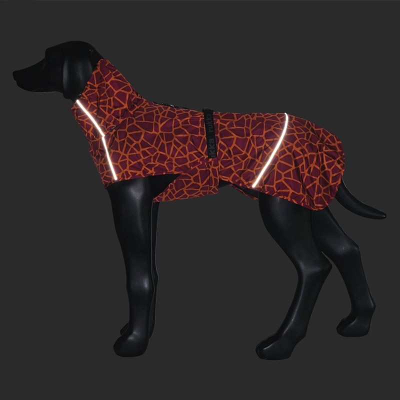 Rukka Hayton Warm: chubasquero para perro Carmine