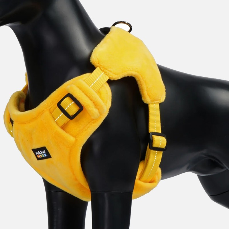 Arnés Rukka Pets Tiny amarillo para perros mini | Smartdog
