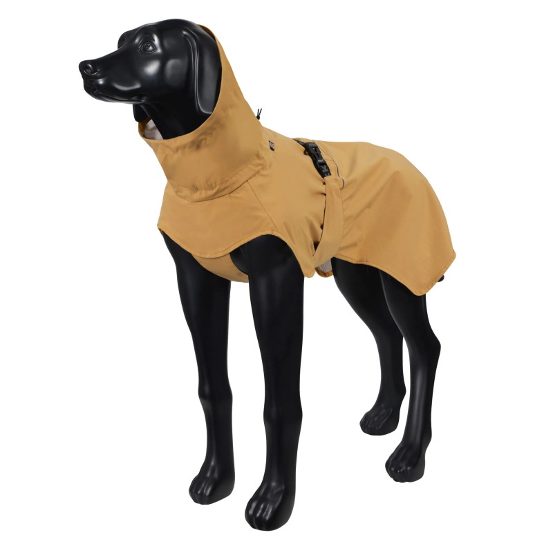 Chubasquero  Ripple Honey impermeable para perro ligero y ajustable