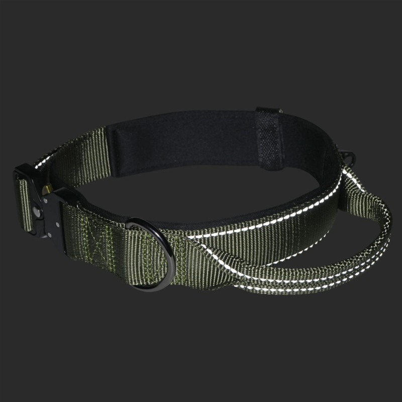 Collar Rukka Pets Mission verd oliva amb nansa | Smartdog