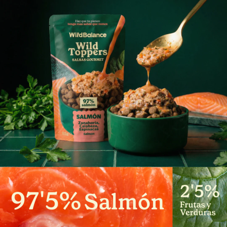 Wild Balance Topper de Salmón para Perros