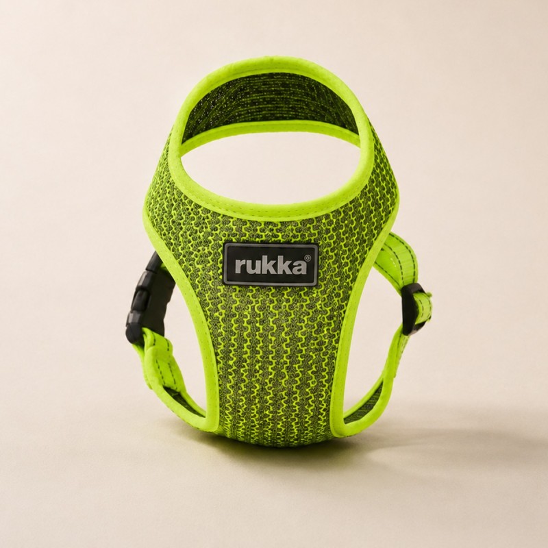 Arnés Rukka Comfort Air en Y amarillo transpirable