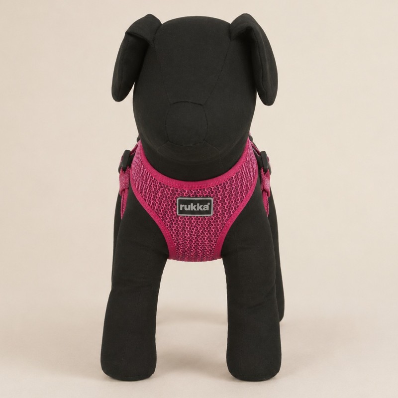 Arnés Rukka Comfort Air fucsia transpirable | Smartdog